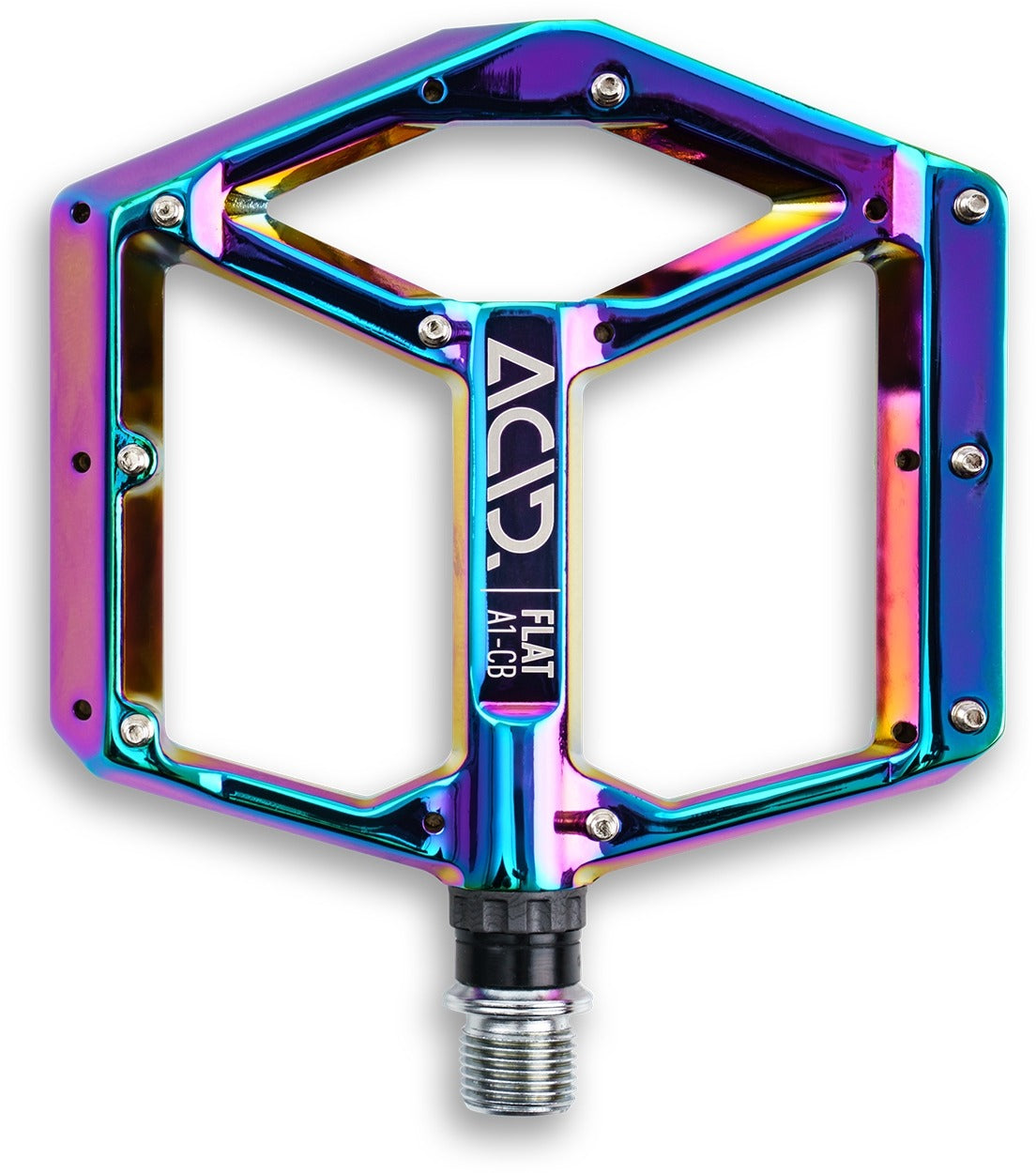 Oil slick mountain bike pedals on sale