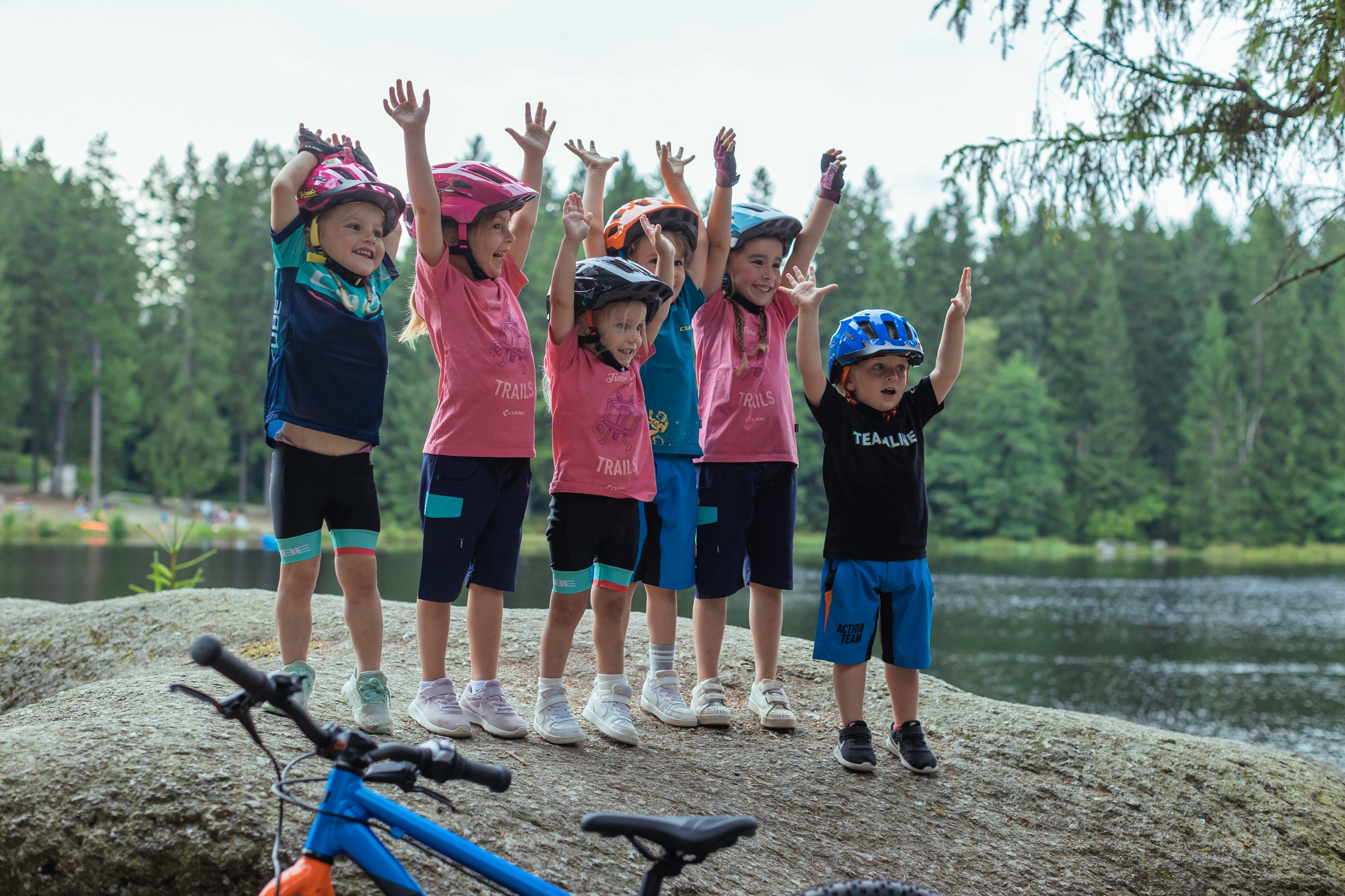 Kids cycling jerseys from CUBE