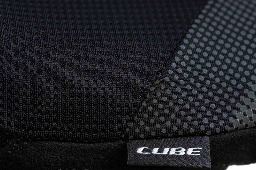 CUBE Gloves Comfort Short Finger Black/Grey