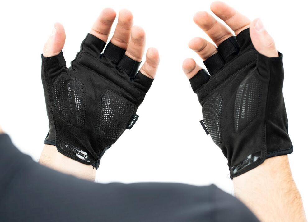 CUBE Gloves Comfort Short Finger Black/Grey