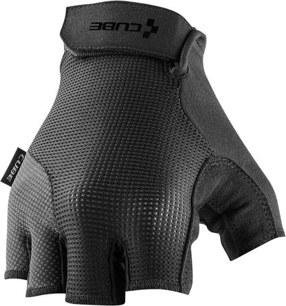 CUBE Gloves Comfort Short Finger Black/Grey