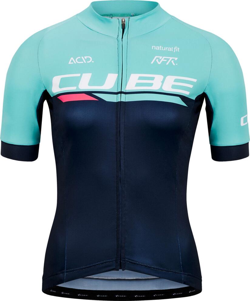 CUBE Teamline Ws Jersey S/S Blue/Mint
