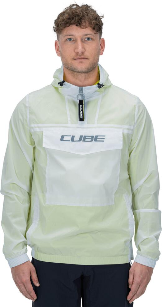 CUBE Pullover Jacket Grey/Neon Yellow