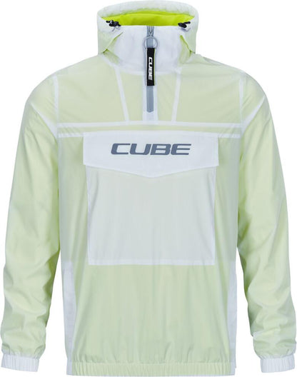 CUBE Pullover Jacket Grey/Neon Yellow