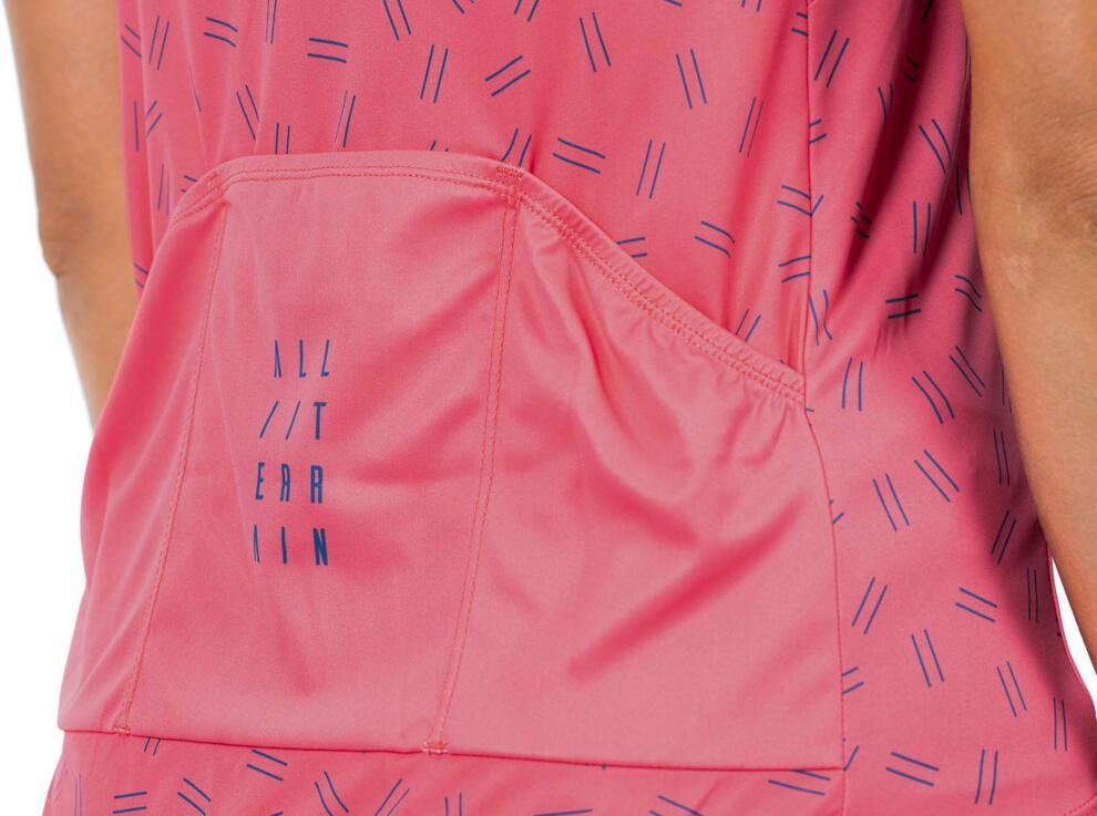 CUBE Atx Ws Jersey Full Zip S/S Coral