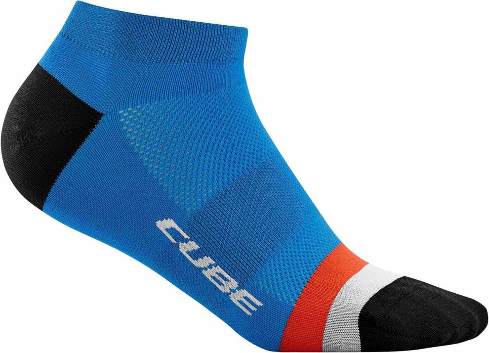 CUBE Socks Low Cut Teamline Blue/Red/Grey