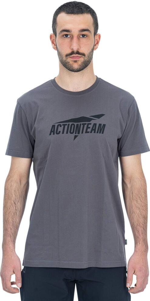 CUBE Organic T-Shirt Actionteam Gty Fit Grey/Black