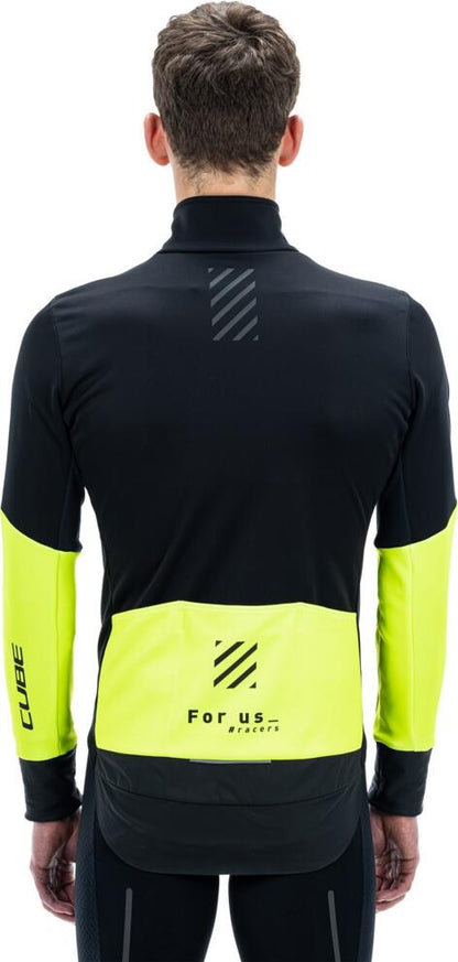 CUBE Blackline Softshell Jack Safety Blk/Neon