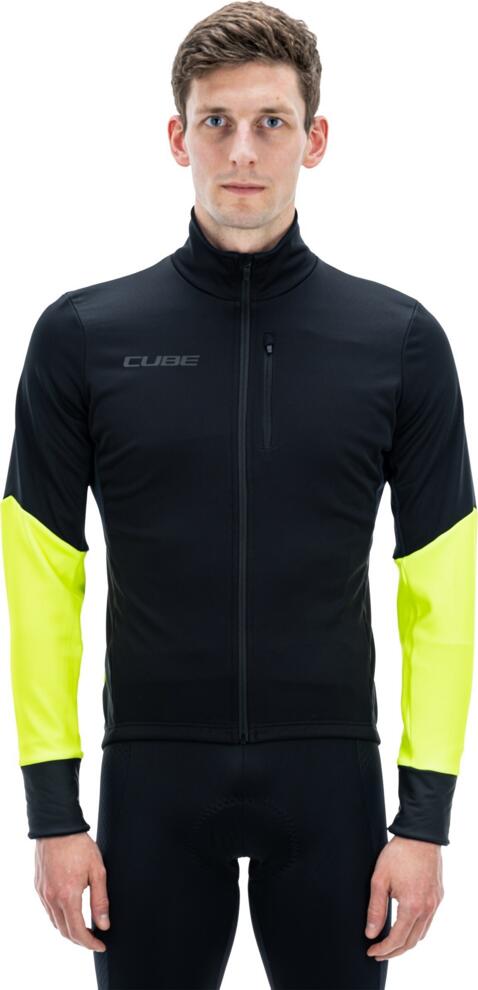 CUBE Blackline Softshell Jack Safety Blk/Neon