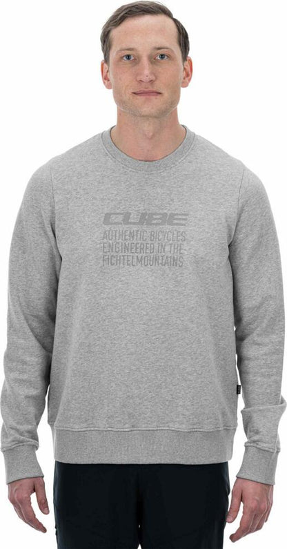 CUBE Organic Sweater Grey Melange