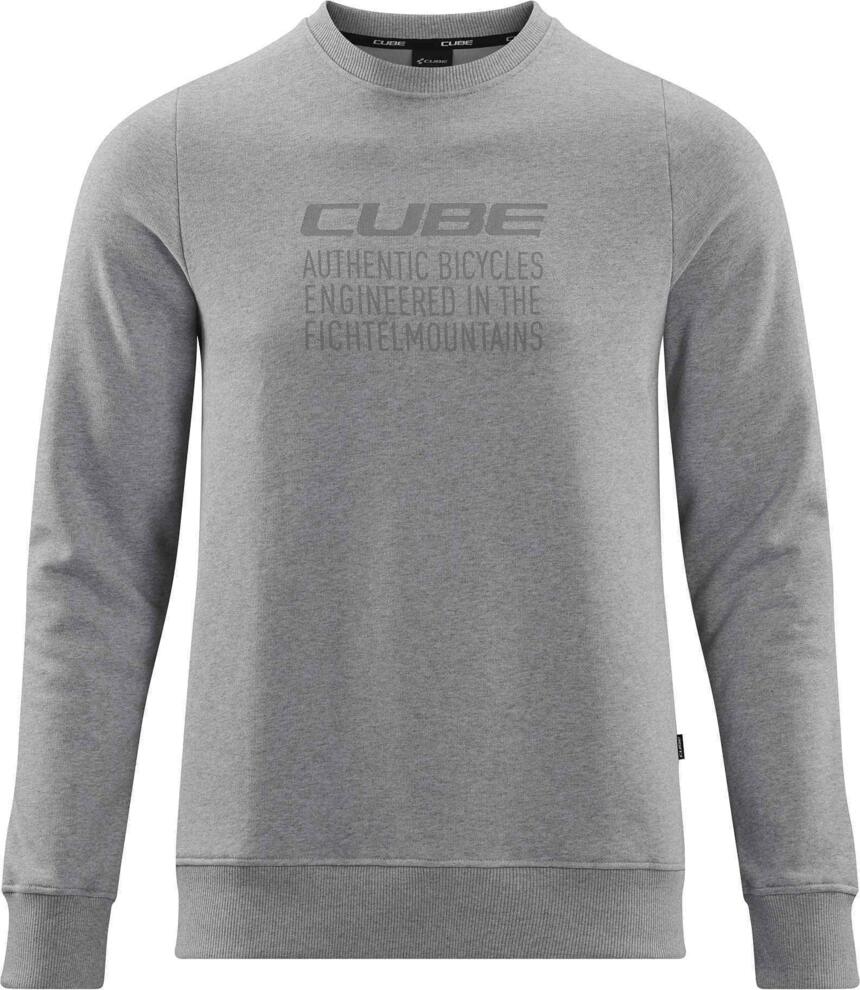 CUBE Organic Sweater Grey Melange