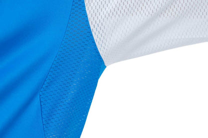 CUBE Teamline Roundneck Jersey S/S White/Blue/Red