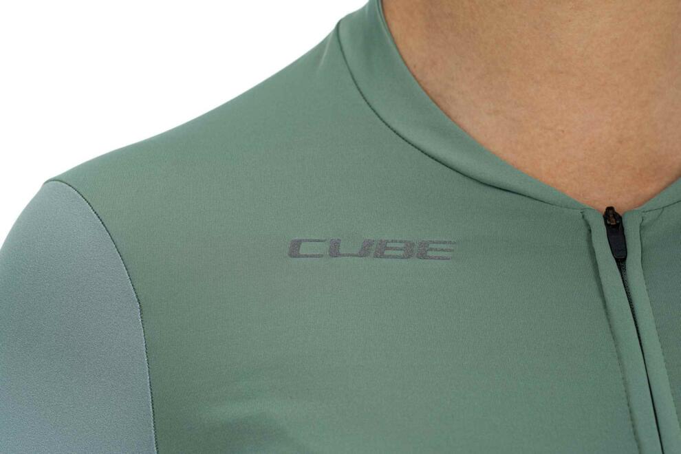 CUBE Blackline Ws Jersey Fade S/S Green/Violet