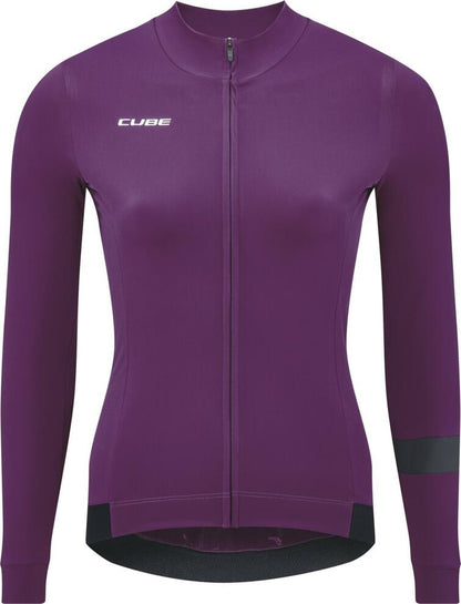 CUBE Blackline Ws Jersey L/S Violet