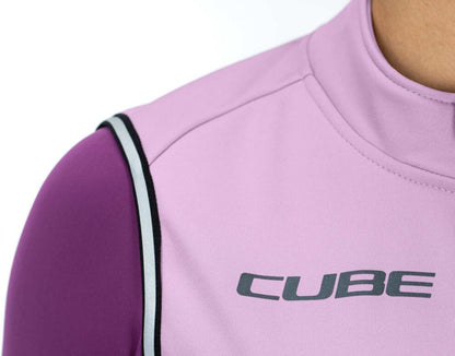 CUBE Blackline Ws Softshell Vest Violet