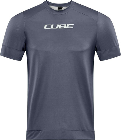 CUBE Atx Round Neck Jersey S/S Dark Grey