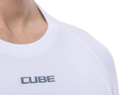CUBE BASELAYER RACE BE COOL S/S WHITE