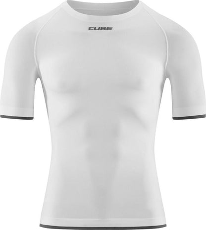 CUBE BASELAYER RACE BE COOL S/S WHITE