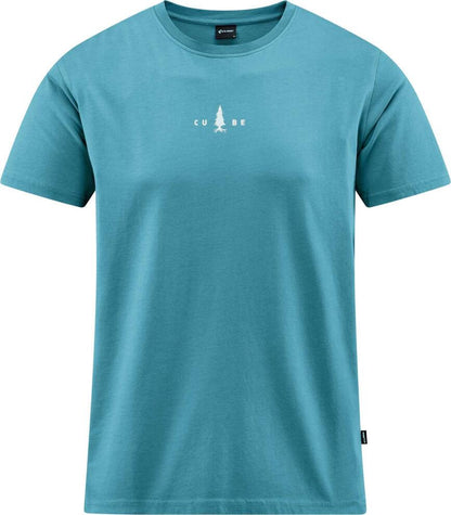 CUBE Organic T-Shirt Fichtelmountains Grey/Coral