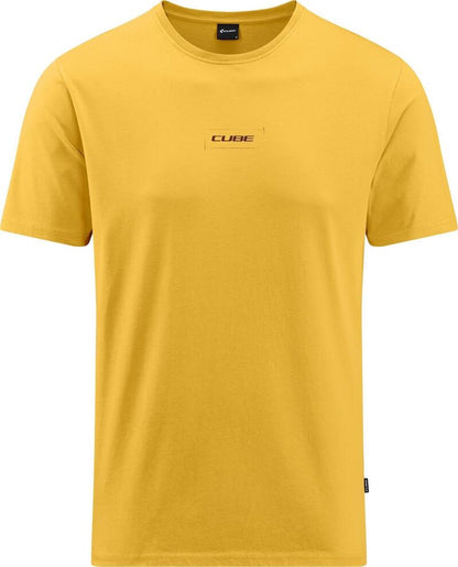CUBE Organic T-Shirt Hot Dog Gty Fit Yellow