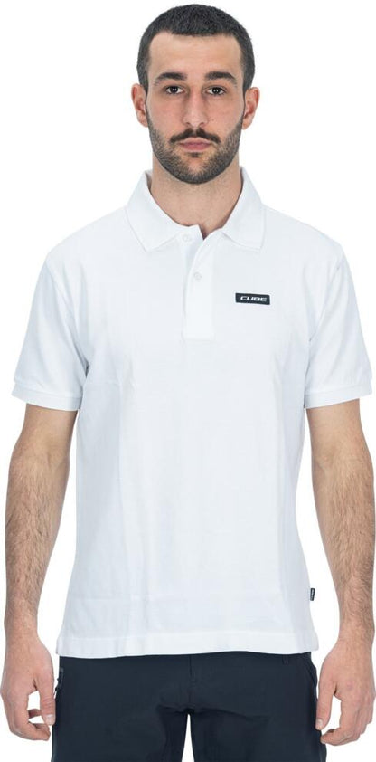 CUBE Organic Polo Shirt White