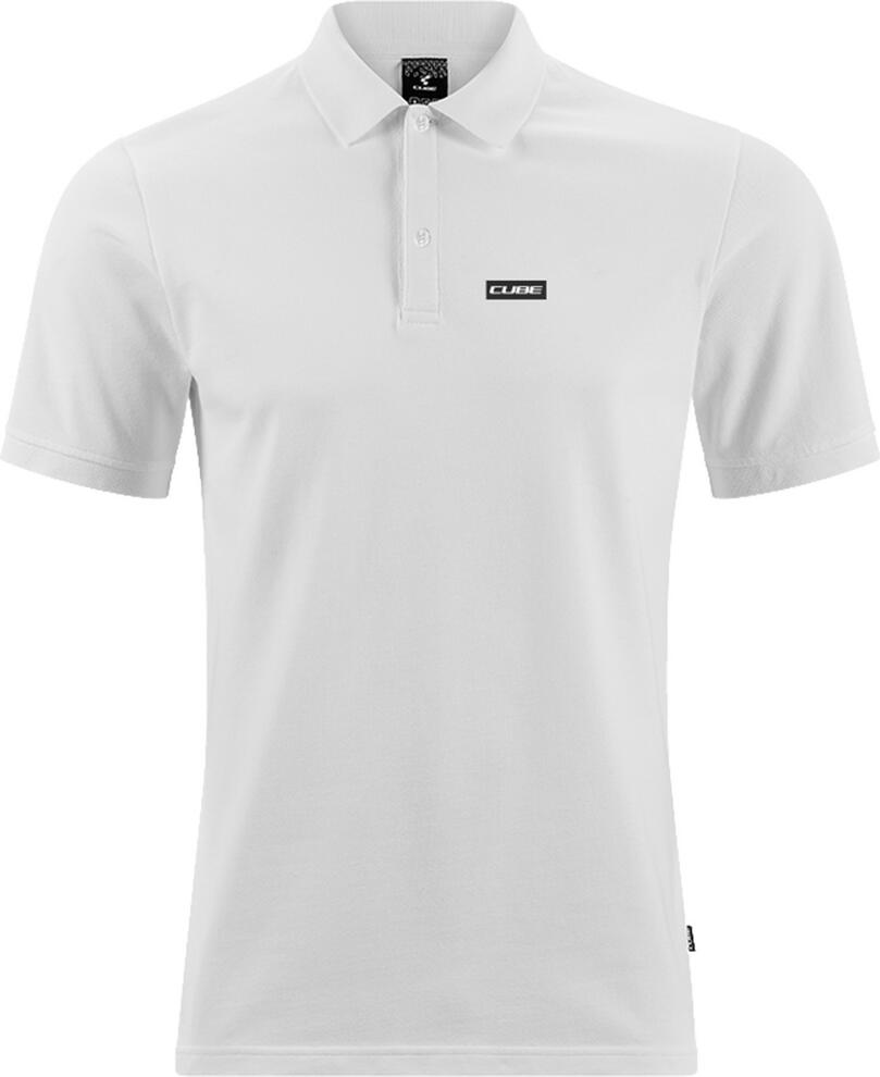 CUBE Organic Polo Shirt White