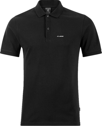 CUBE Organic Polo Shirt Black