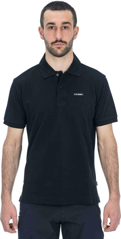 CUBE Organic Polo Shirt Black