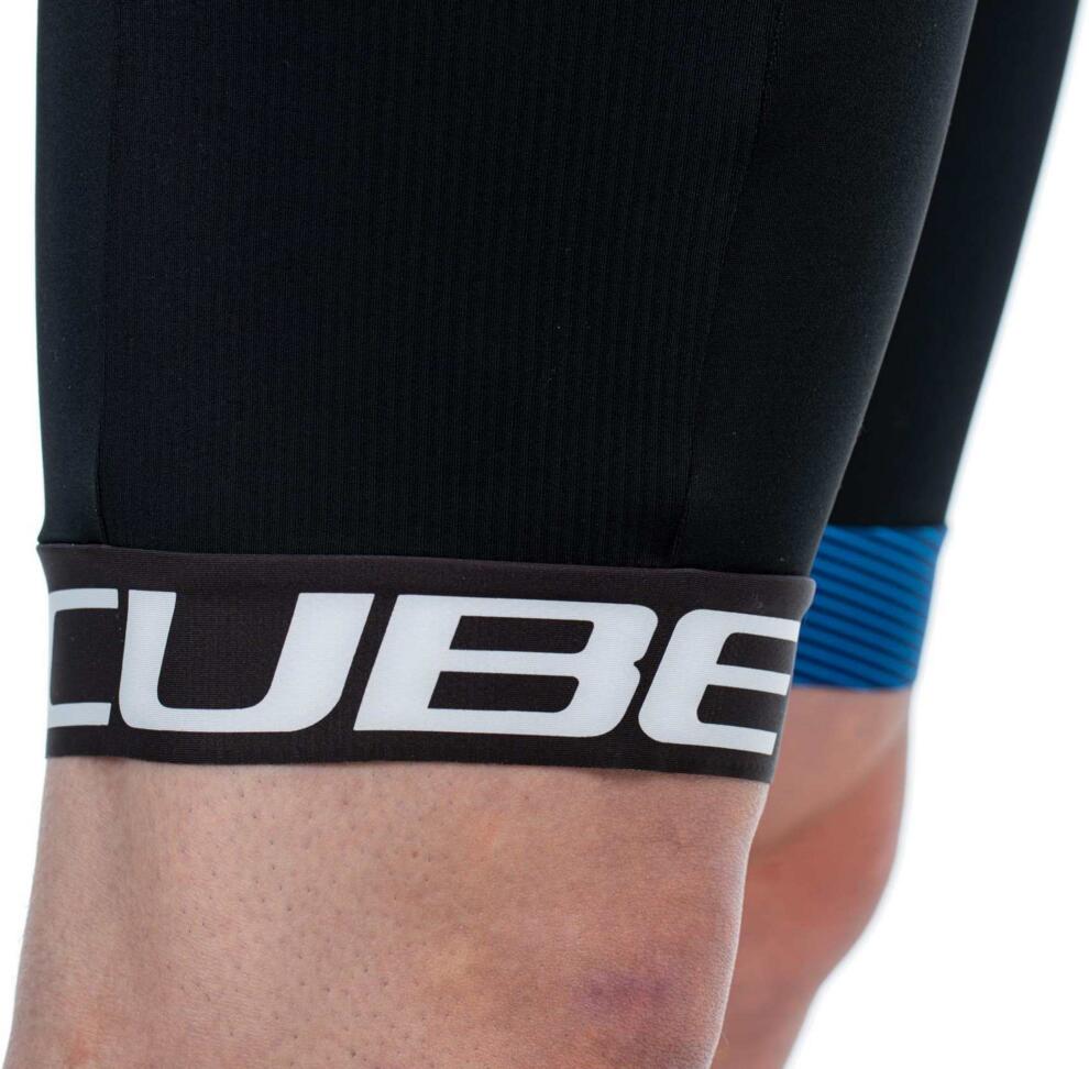 CUBE Teamline Bib Shorts Black/Blue