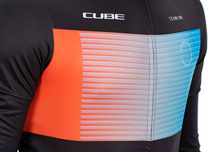 CUBE Teamline Jersey L/S Black/Blue/Red