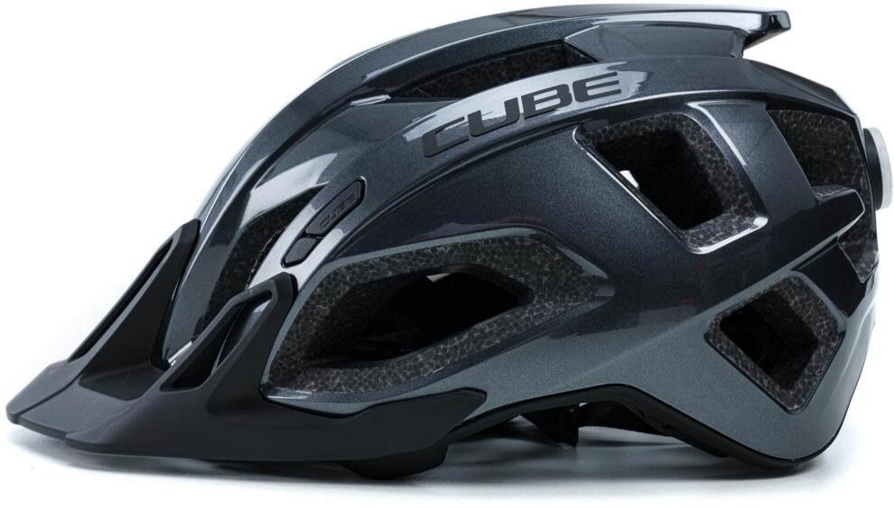 CUBE Helmet Quest Glossy Iridium Black