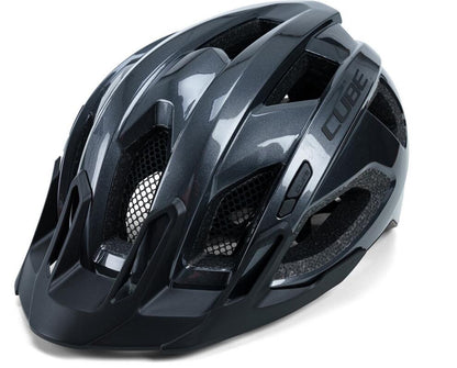 CUBE Helmet Quest Glossy Iridium Black