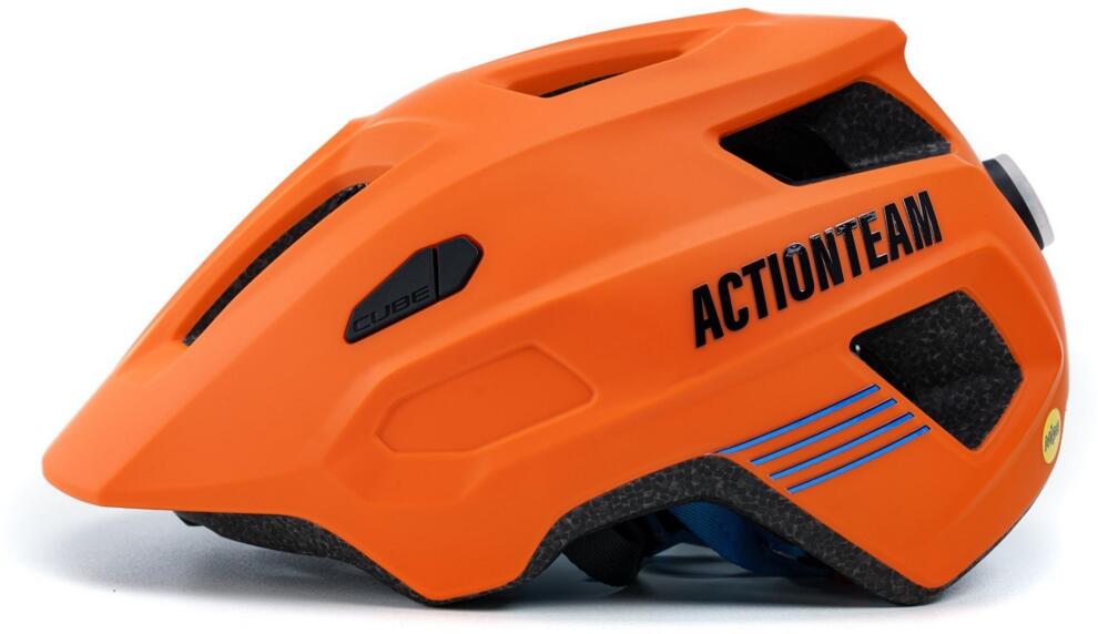 CUBE Helmet Linok X Actionteam Ora/Blue