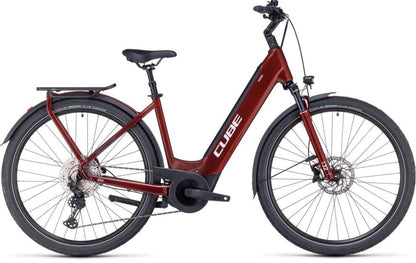 Cube Touring Hybrid Exc 625 Red/White 2024