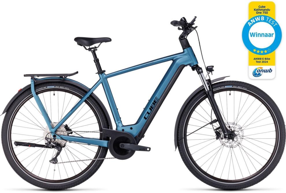 Cube Kathmandu Hybrid One 750 Blue/Black 2024