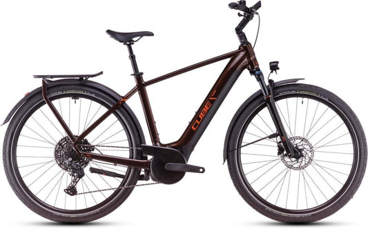 CUBE TOURING HYBRID PRO 625 CINNAMON/ORANGE 2025