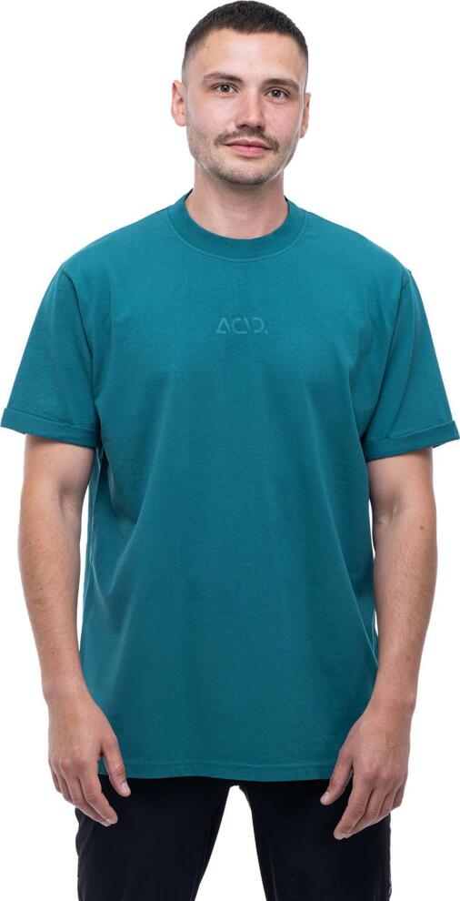 Acid Organic T-Shirt Classic Logo Blue