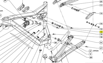 CUBE Bearing Pivot Set Rock Mount 10557