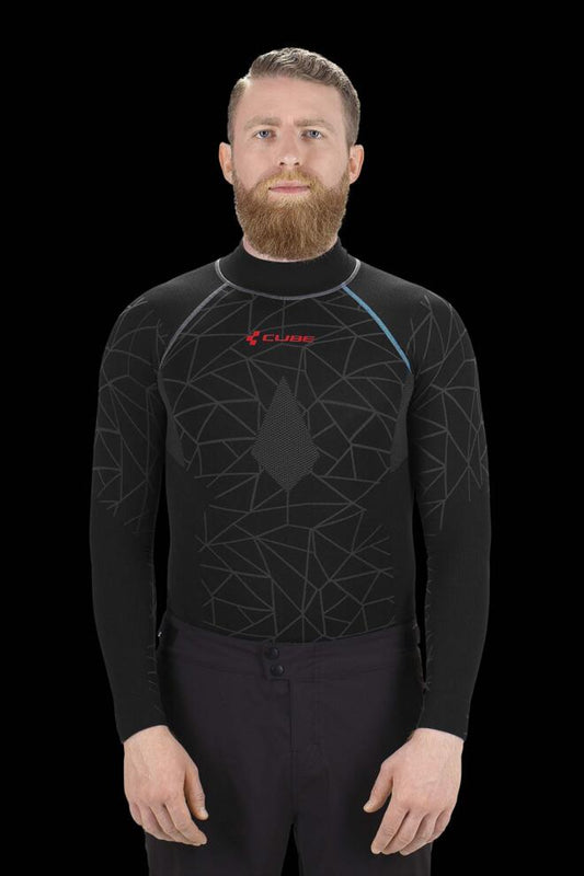 CUBE Baselayer Race Be Warm L/S Black