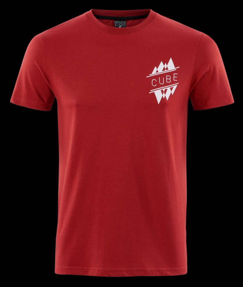 CUBE T-Shirt Team Red/White