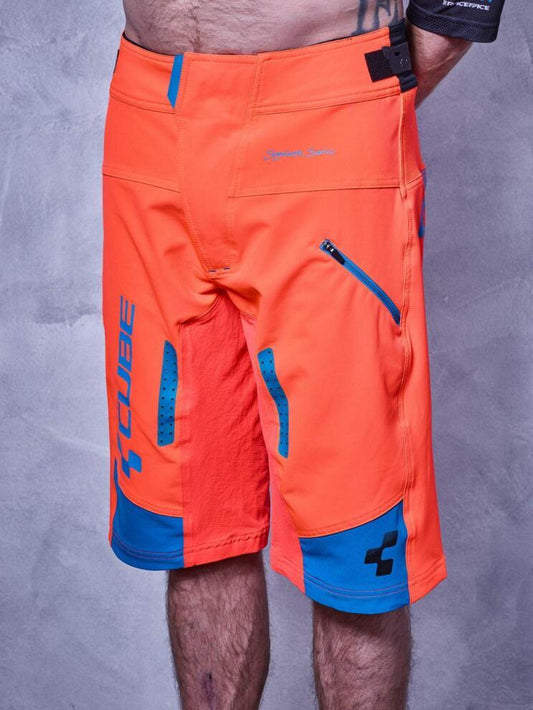 CUBE Action Shorts Signature Flashred/Black/Blue