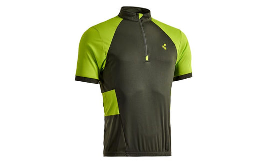 CUBE Tour Jersey Challenge S/S Neon Green/Grey