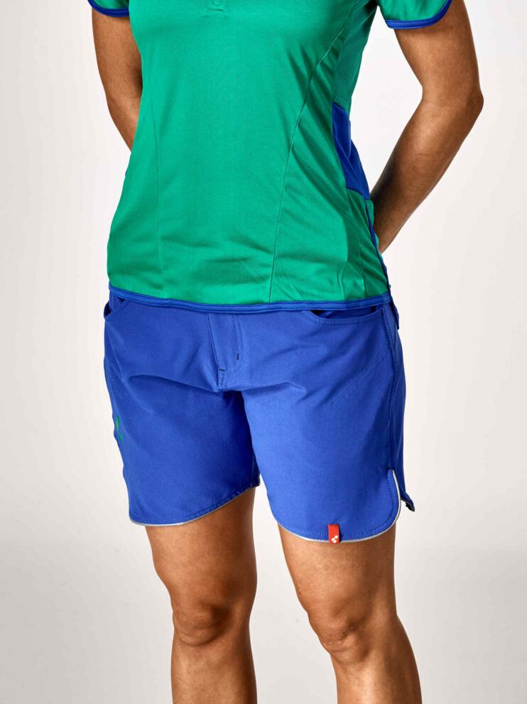 CUBE Tour Wls Shorts Blue/Green