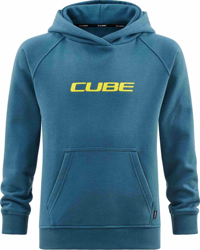 CUBE Junior Organic Hoodie Petrol