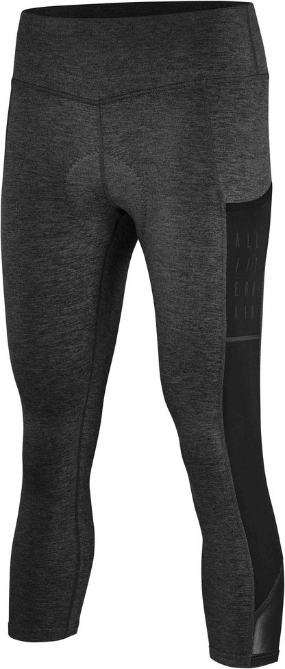 CUBE Atx Ws Cropped Tights Grey Melangé