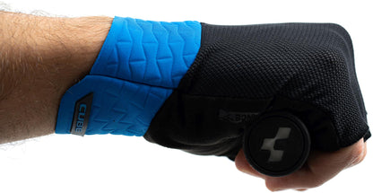 CUBE Gloves Performance Short Finger Black/Blue