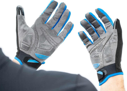 CUBE Gloves Long Finger X Nf Grey/Blue