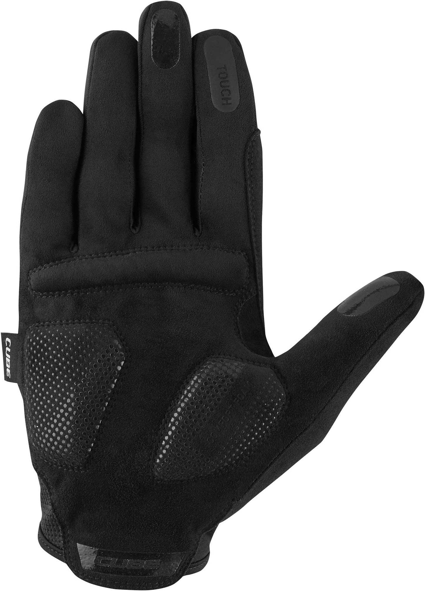 CUBE Gloves Comfort Long Finger Black/Grey