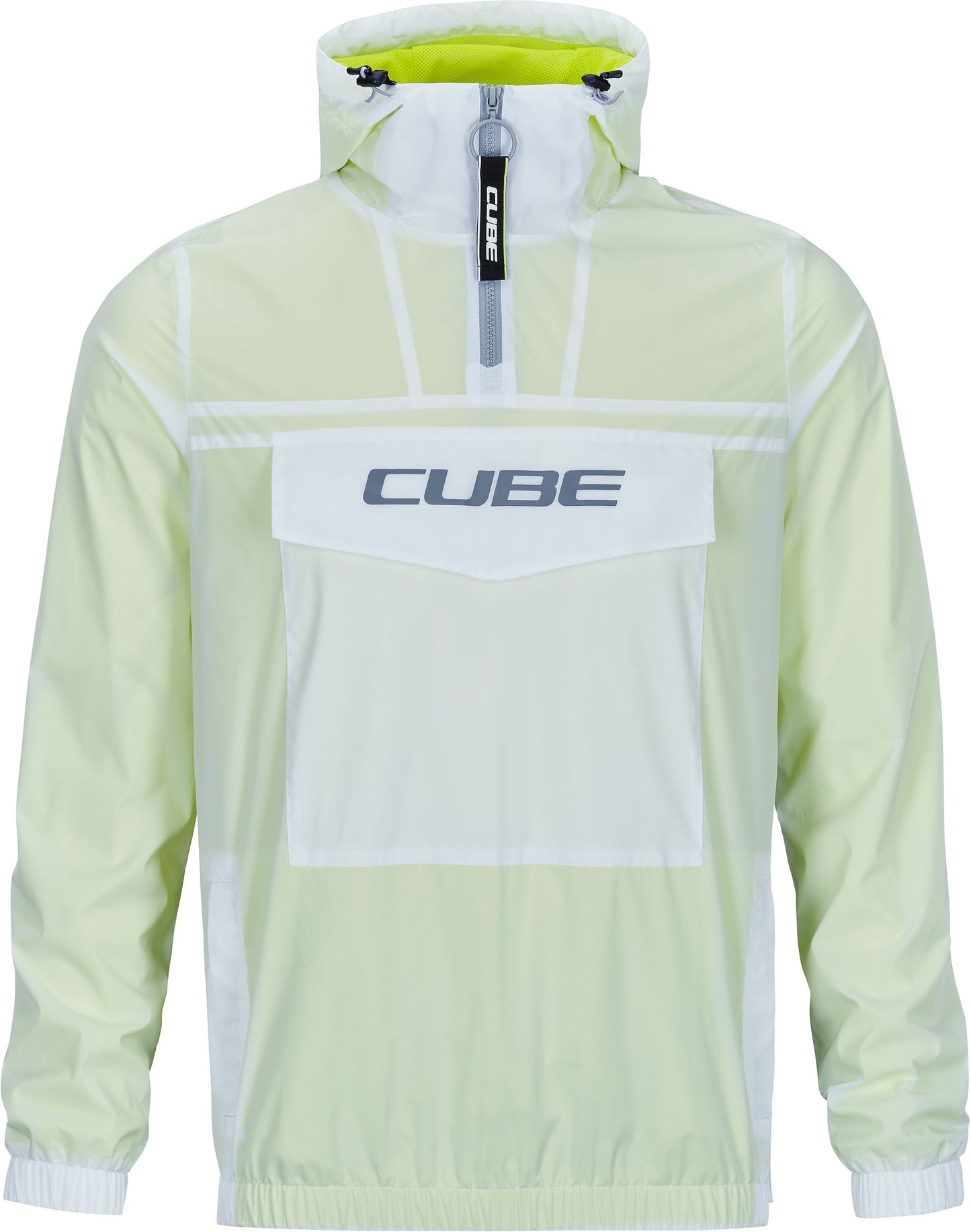 CUBE Pullover Jacket Grey/Neon Yellow