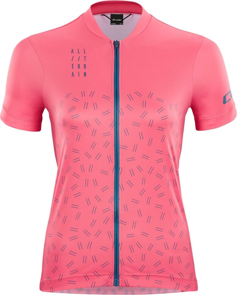 CUBE Atx Ws Jersey Full Zip S/S Coral